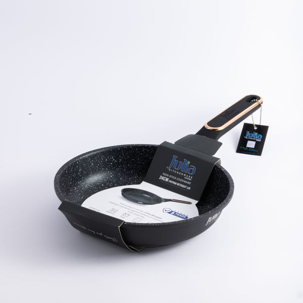 ELITE-PRO PLUS FRYPAN WITHOUT LID 24CM-BLACK