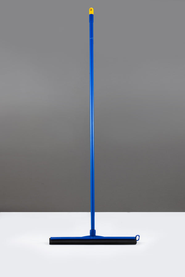 FLOOR WIPER WITH STICK – 55CM | EXTRA-WIDE RUBBER BLADE FLOOR SQUEEGEE FOR FAST WATER REMOVAL