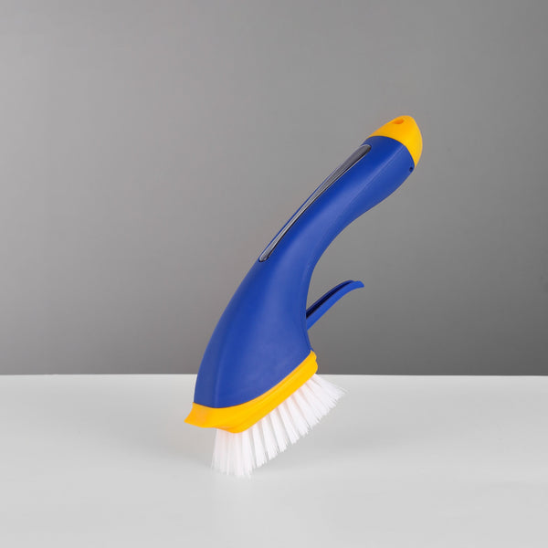 SCRUB BRUSH WITH SOAP DISPENSER – EFFICIENT CLEANING MADE EASY