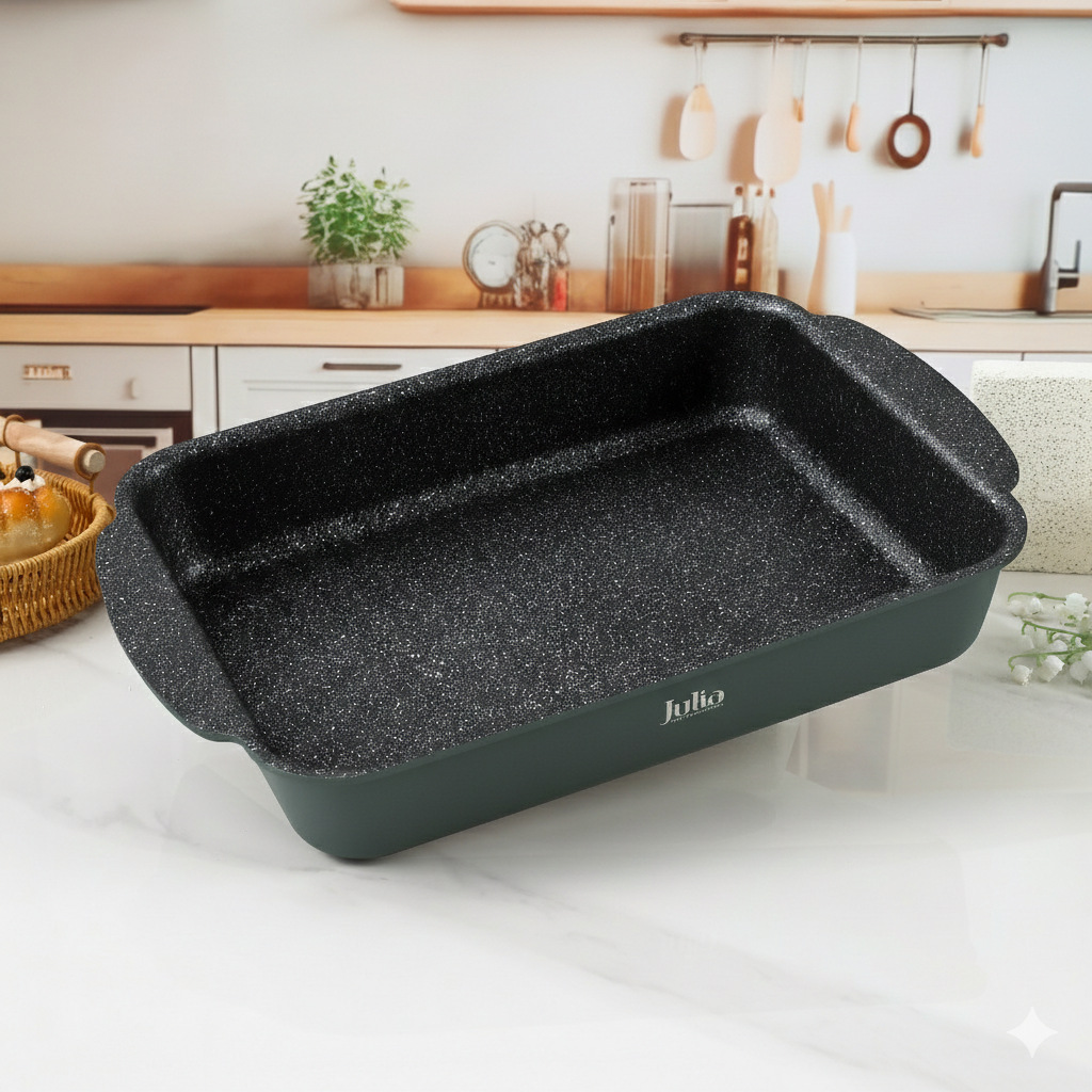 Julia Elite Pro Rectangular Pan 40cm Non-Stick Induction | Green ...