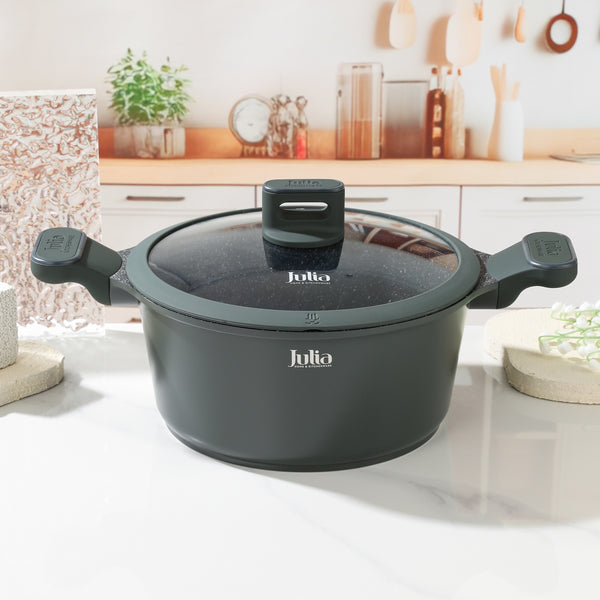 ELITE-PRO CASSEROLE WITH LID 32CM-GREEN