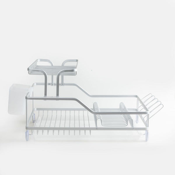 Stainless steel
 dish rack - White