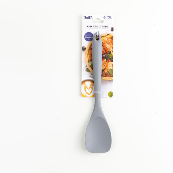 Silicone food 
stirring spoon-Grey