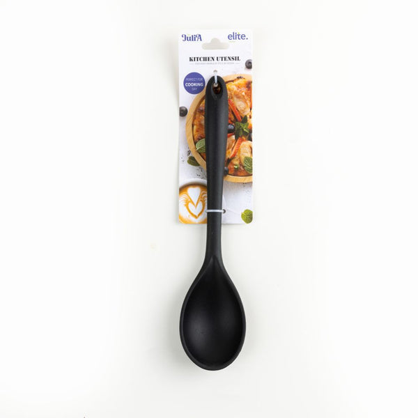 Silicone food 
stirring spoon-Black